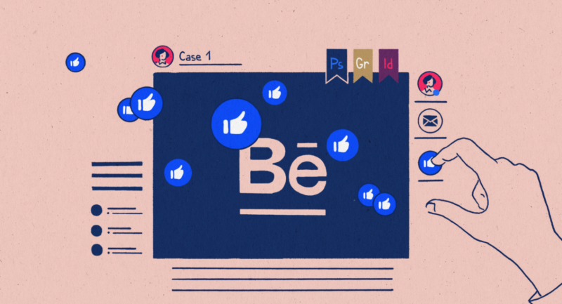 Продвижения на Behance 1