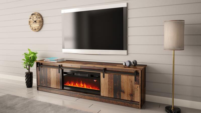 Тумбы с камином и тумбы с подсветкой тумба под телевизор в спальню 2